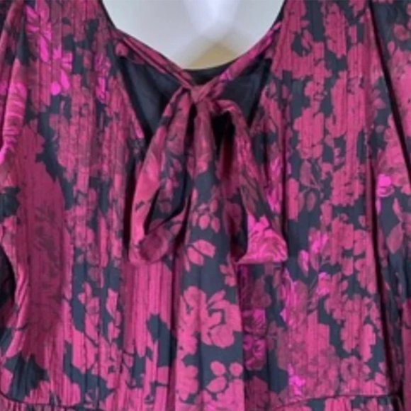 Anthropologie Let Me Be Sharlene Midi Floral Tiered Dress 4 - Picture 7 of 12